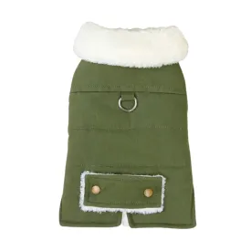 Khaki Fleece Coat