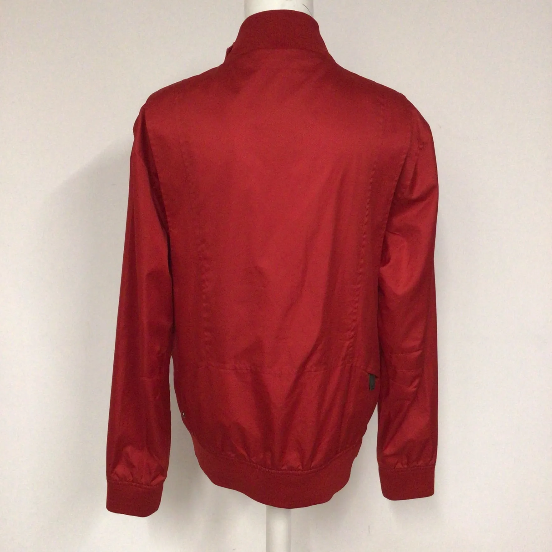 Luke Red Multi Pocket Bomber Jacket Size M