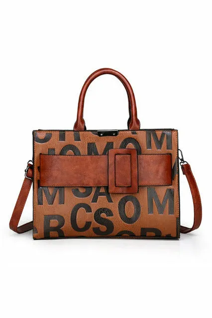 Luxury Brand Pu Leather Handbags