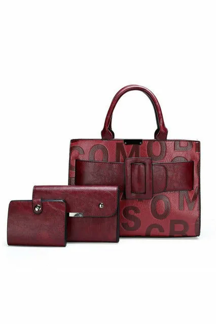 Luxury Brand Pu Leather Handbags