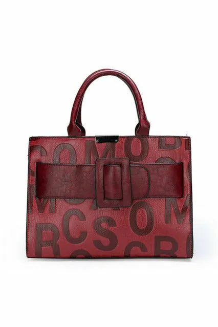 Luxury Brand Pu Leather Handbags