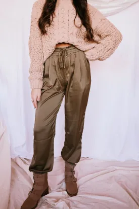 Melt Me Satin Joggers