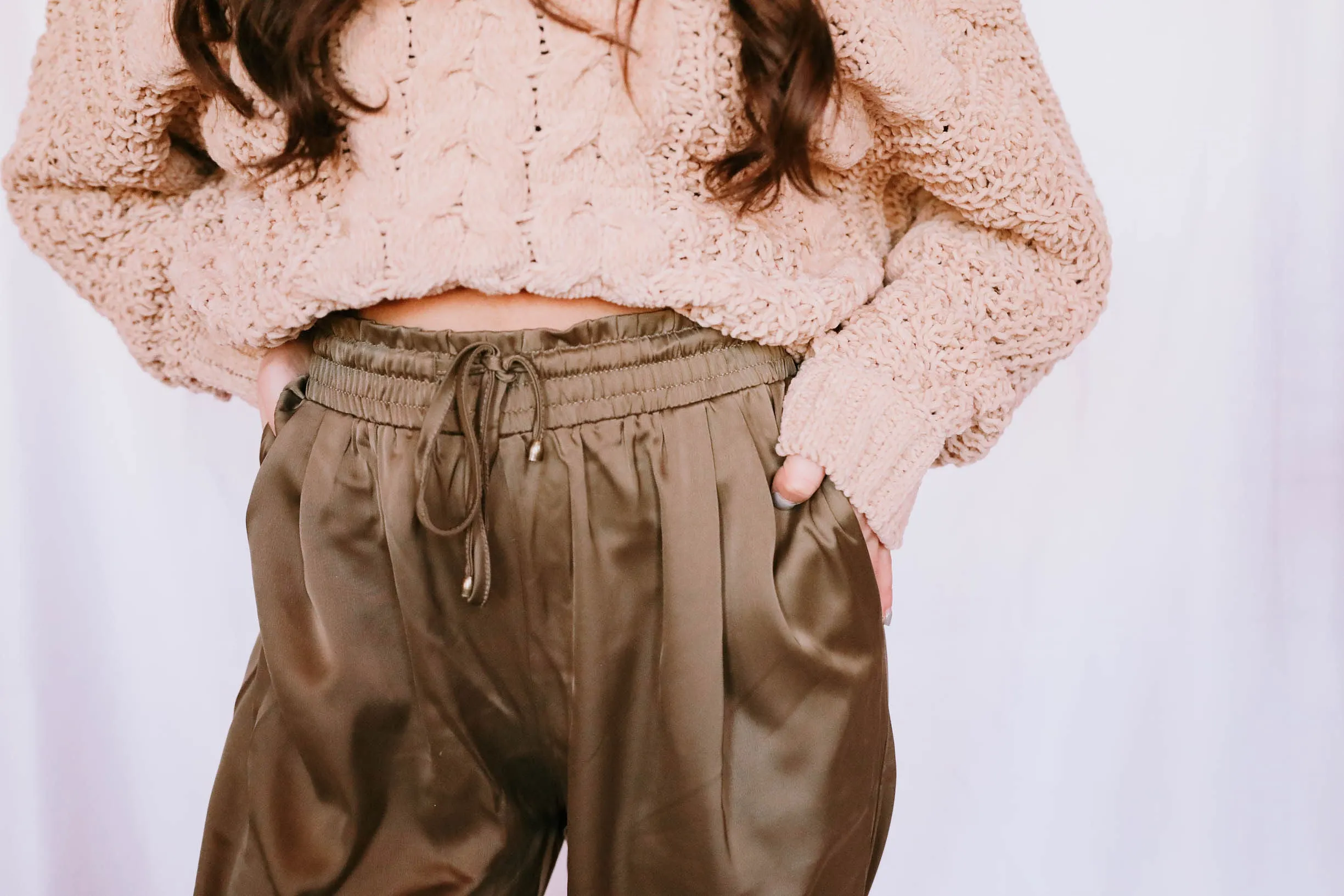 Melt Me Satin Joggers
