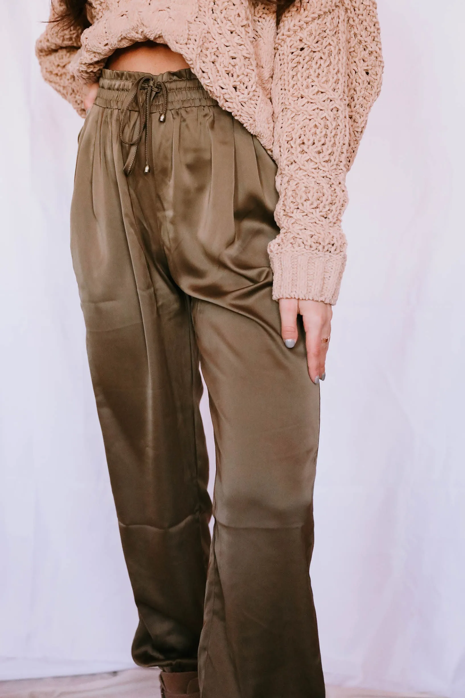 Melt Me Satin Joggers