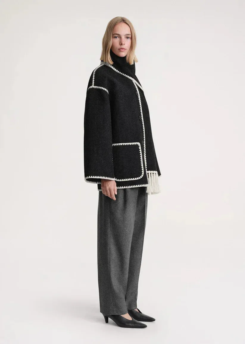 Modestique london  | Woolen Scarf Coat