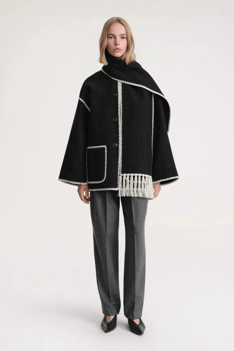 Modestique london  | Woolen Scarf Coat