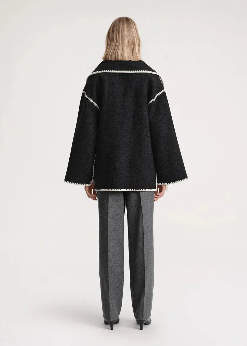 Modestique london  | Woolen Scarf Coat