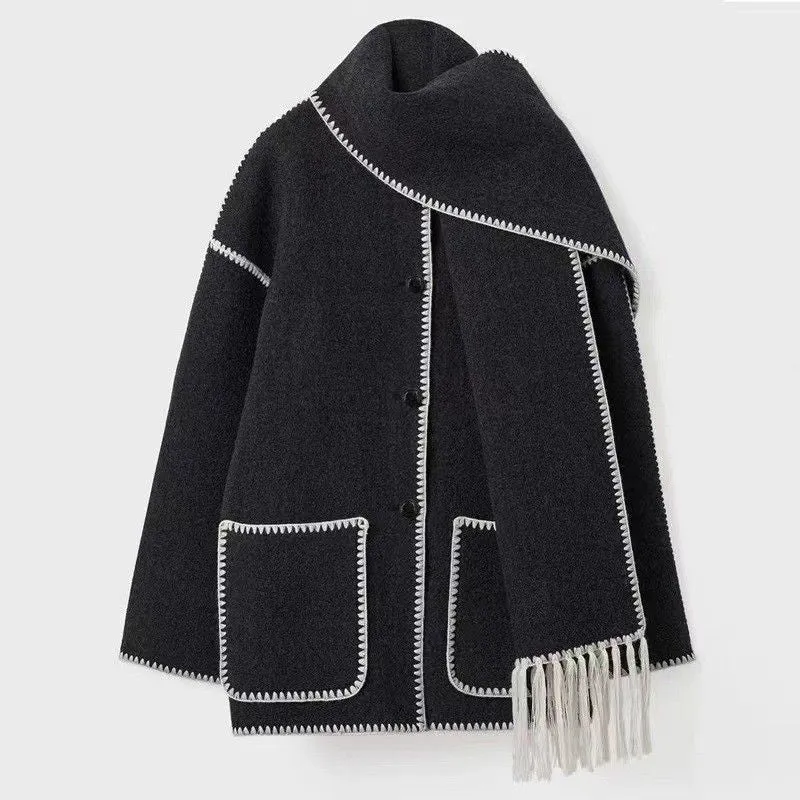 Modestique london  | Woolen Scarf Coat