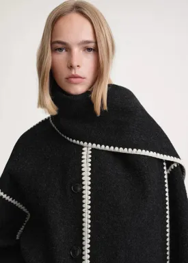 Modestique london  | Woolen Scarf Coat