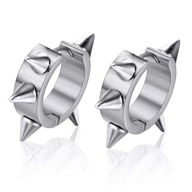Revenant Rivet Spike Stud Earrings