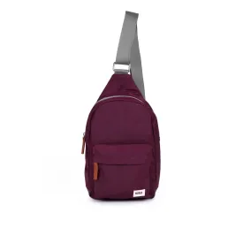 Roka Willesden B Sustainable Crossbody Bag in Plum