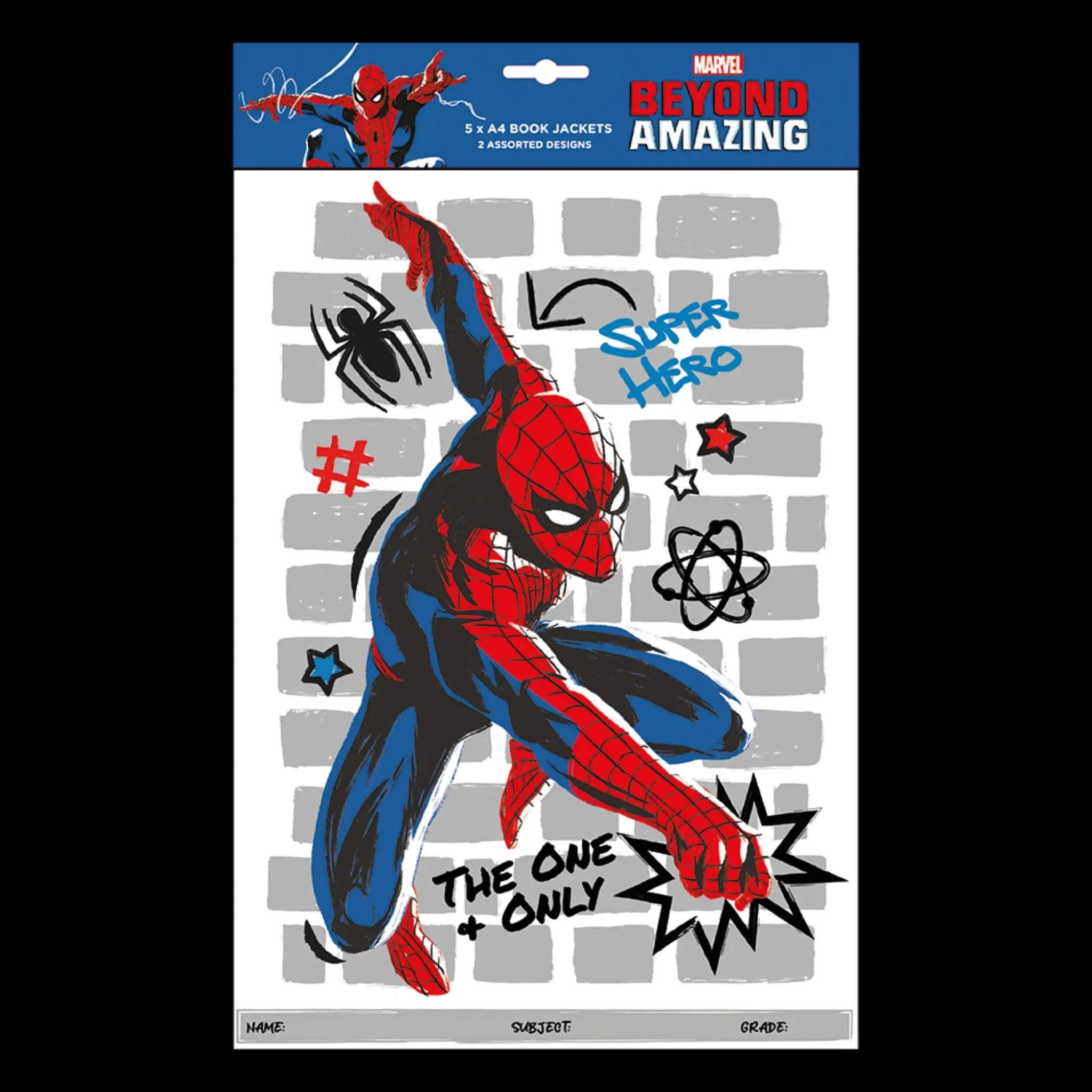 Spiderman- A4 Book Jackets Die Cut