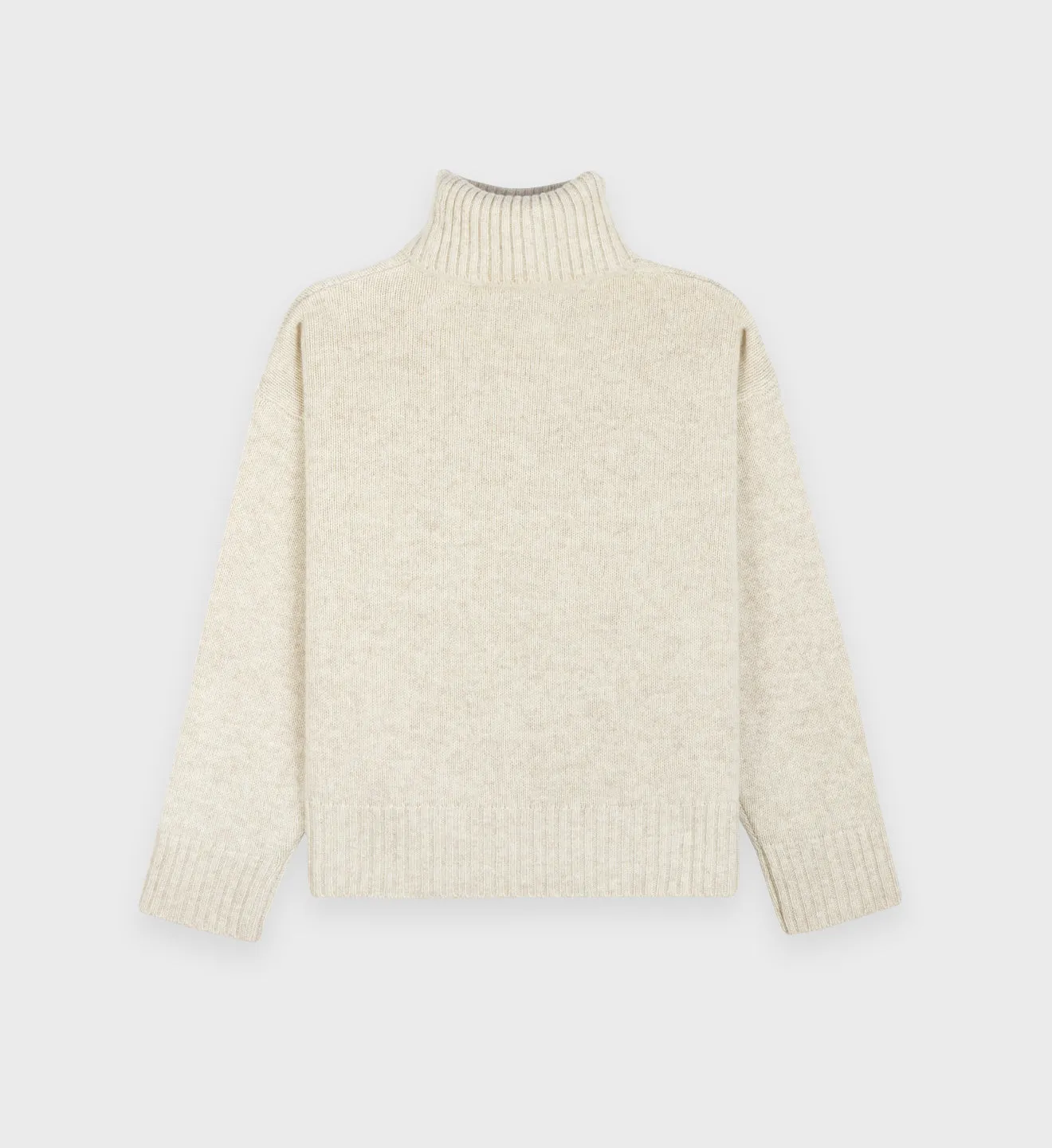 SRC Turtleneck - Heather Beige