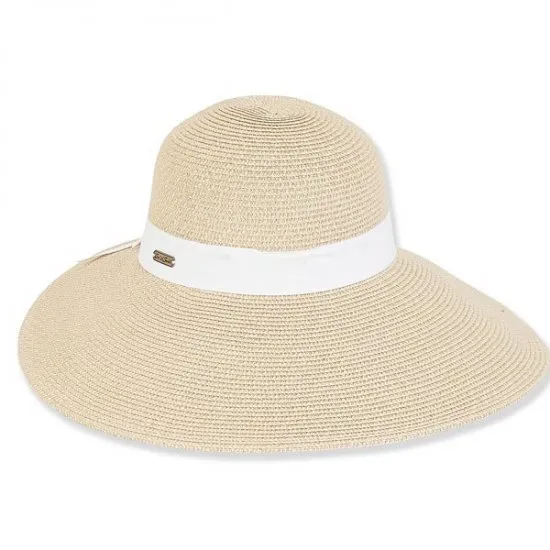 Sun 'N' Sand - 5.75" Wide Brim Tweed Sun Hat
