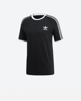 Teens 3 Stripes Tee - Black/White