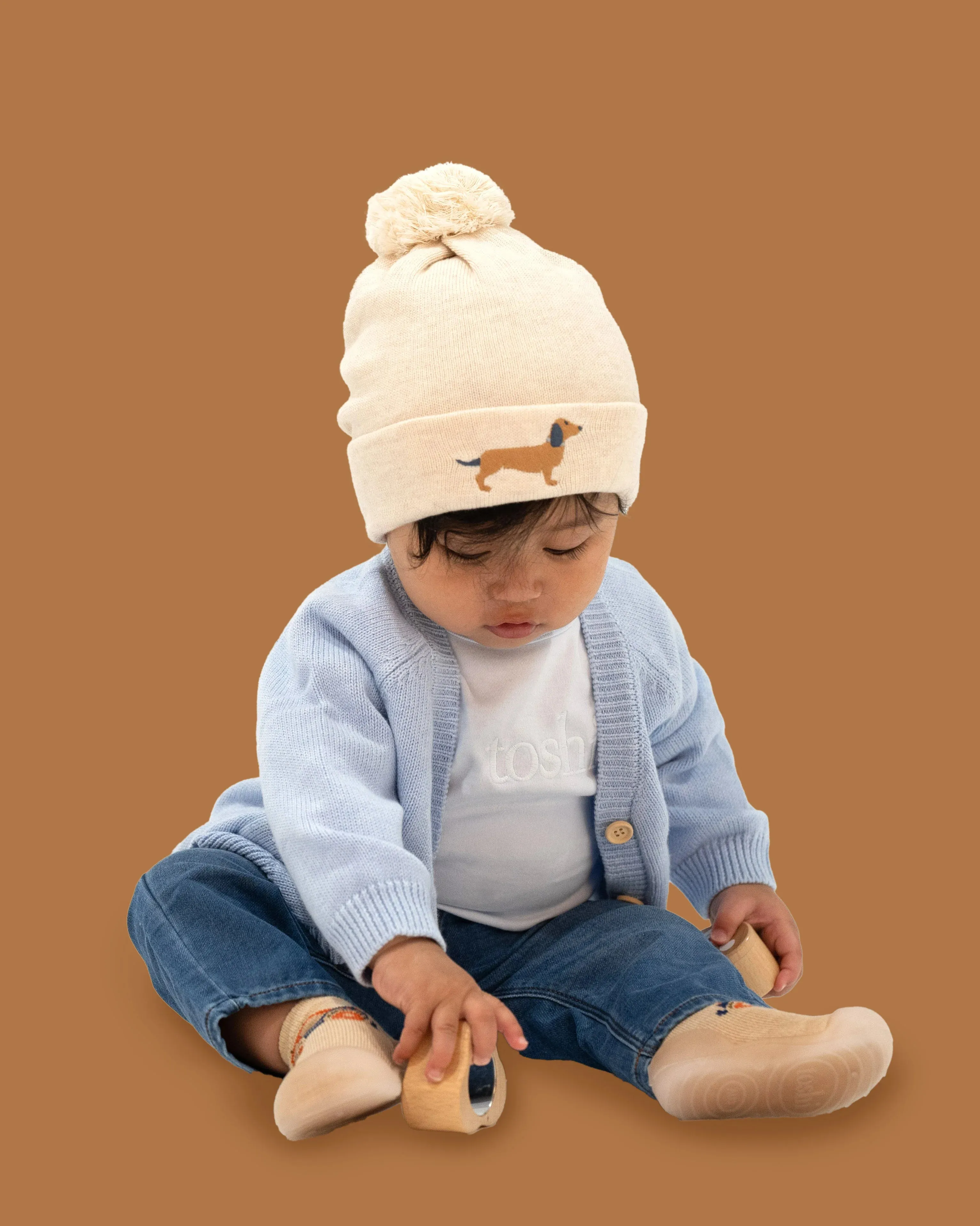 Toshi Organic Beanie Storytime - Dachshund