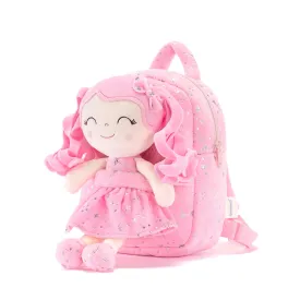 (US Only) Gloveleya 9-inch Starry Sky Girl Backpack Pink