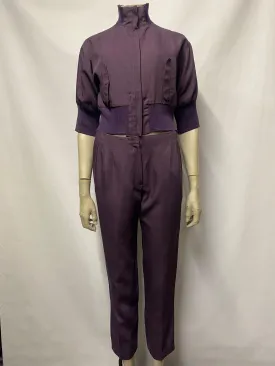 Vintage Kenzo Purple Tracksuit Top and Trousers 8-10